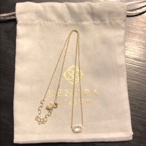 Gold Kendra Scott Chelsea necklace